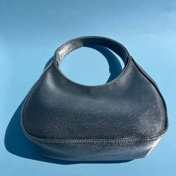 Elegant Metallic dark gray Women's Handbag - Picture 5 of 7